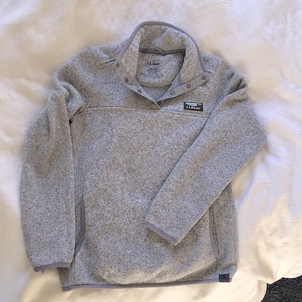 LL Bean Sweater Fleece Pullover